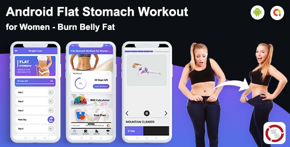 Flat Stomach Workout (30 days Workout Plan) v1.0 Free
