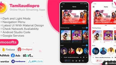 Tamilaudiopro v7.0 Nulled – Online Music Streaming Apps
