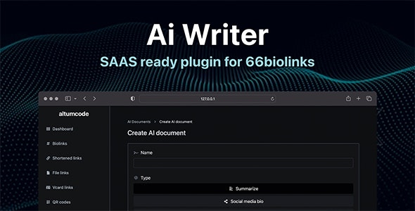 AI Writer v2.0.0 Nulled – AI Content Generator & Writing Assistant