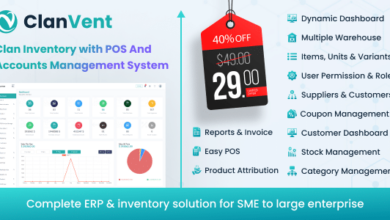 ClanVent v3.3 Nulled – Inventory with POS and Accounts Management System
