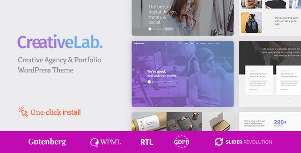 Creative Lab v1.1.7 Nulled – Creative Studio Portfolio & Agency