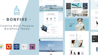 Bonfire v1.6.8 Nulled – Creative Multipurpose WordPress Theme