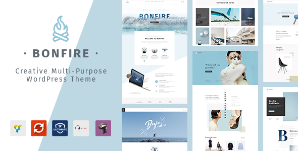 Bonfire v1.6.8 Nulled – Creative Multipurpose WordPress Theme