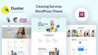 Dustar v1.0.4 – Cleaning Services WordPress Theme