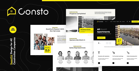 Consto v1.1.0 Nulled – Industrial Construction Company Theme