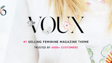 The Voux v6.9.0 Nulled – A Comprehensive Magazine Theme