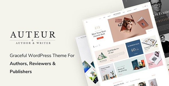 Auteur v6.2 – WordPress Theme for Authors and Publishers