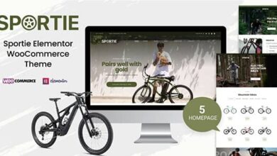 Sportie v1.0.5 Nulled – Elementor WooCommerce Theme