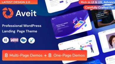 Aveit v3.0.3 Nulled – Business Landing Page