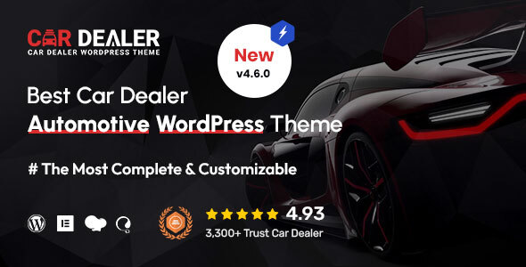 Car Dealer v4.6.0 Nulled – Automotive Responsive WordPress Theme
