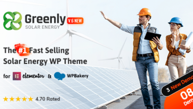Greenly v6.1 Nulled – Ecology & Solar Energy WordPress Theme