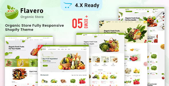 Flavero v2.0.7 Nulled – Organic Food OpenCart Store