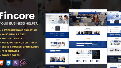 Fincore Nulled – Consulting HTML Template