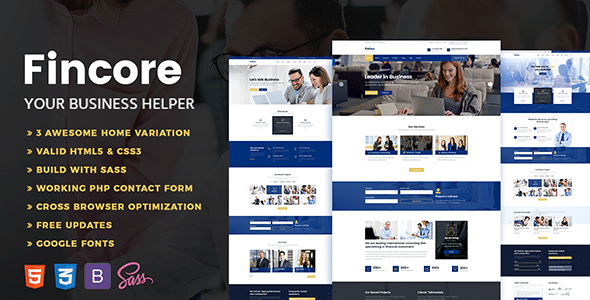 Fincore Nulled – Consulting HTML Template