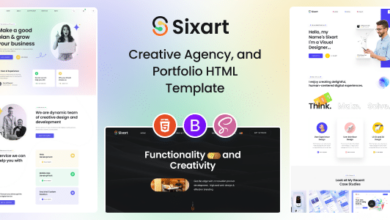 Sixart Nulled – Digital Agency HTML Template