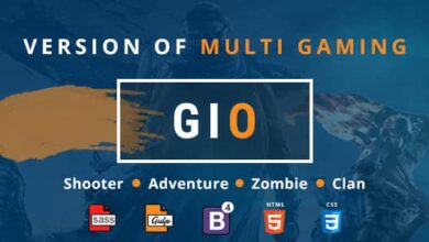 GIO Nulled – Gaming Community Forum With Team Tournament Shooter Clan Adventure and Zombie Game Template