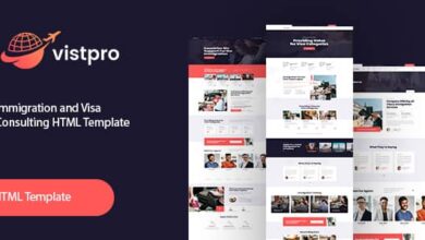 Vistpro Nulled – immigration and Visa Consulting HTML Template