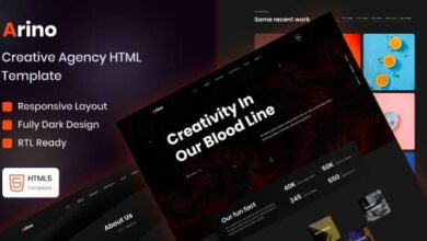Arino Nulled – Creative Agency Template