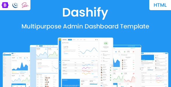 Dashify Nulled – Multipurpose Admin Dashboard Template