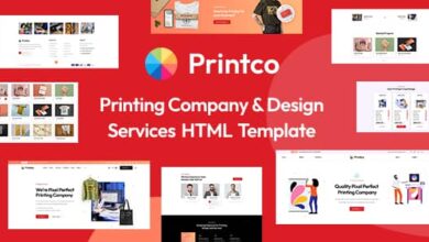 Printco Nulled – Printing Company & Services HTML Template