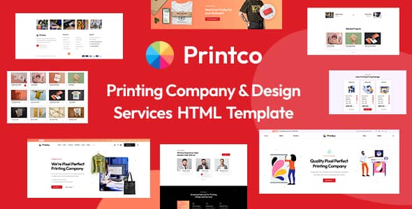 Printco Nulled – Printing Company & Services HTML Template