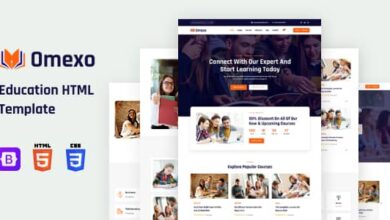 Omexo Nulled – Education HTML Template