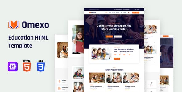Omexo Nulled – Education HTML Template
