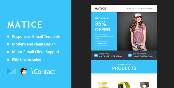 Matice Nulled – Responsive E-mail Template + Themebuilder Access