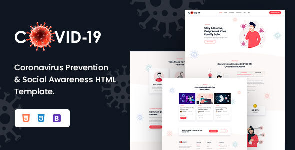 Covid-19 Nulled – Coronavirus Medical Prevention Template