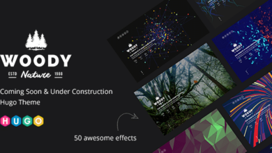 Woody Nulled – Coming Soon & Under Construction Hugo Theme