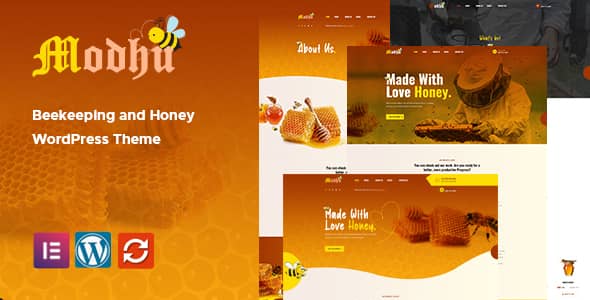 Modhu v1.0.3 Nulled – Beekeeping and Honey WordPress Theme