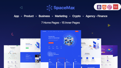 SpaceMax Nulled – Multipurpose HTML Template