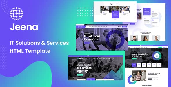 Jeena Nulled – Technology & IT Solutions HTML Template