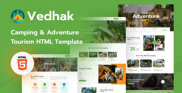 Vedhak Nulled – Adventure Tours and Travel HTML Template