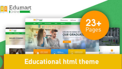 Edumart v1.0.3 Nulled – Education HTML Template