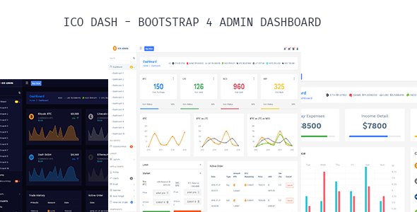 Ameen Nulled – Bootstrap Admin Dashboard HTML Template