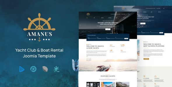 Amanus v1.0 Nulled – Yacht Charter Joomla Template
