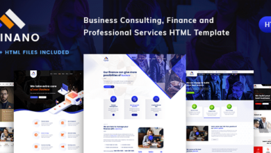 Finano Nulled – Consulting Finance HTML