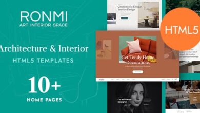 Ronmi Nulled – Interior Design & Architecture HTML5 Template