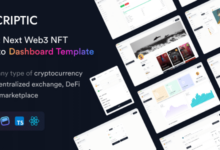 Criptic v1.6.0 Nulled – React Next Web3 NFT Crypto Dashboard