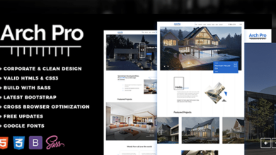 Arch Pro Nulled – Architecture HTML Template