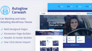 Autoglow v1.1.0 Nulled – Car Wash WordPress Theme