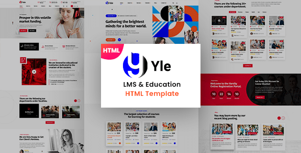 YLE Nulled – Education & LMS HTML Template