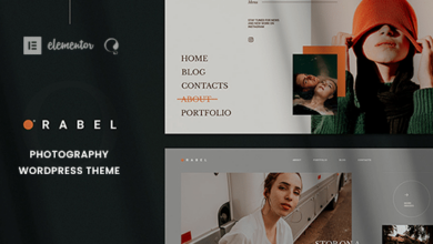 Orabel v1.1.3 Nulled – Creative Photography Portfolio WordPress Theme