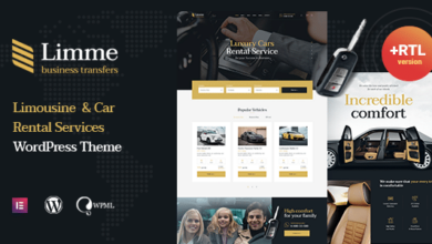 Limme v1.2.3 Nulled – Limousine Transfers & Car Dealer WordPress Theme + RTL