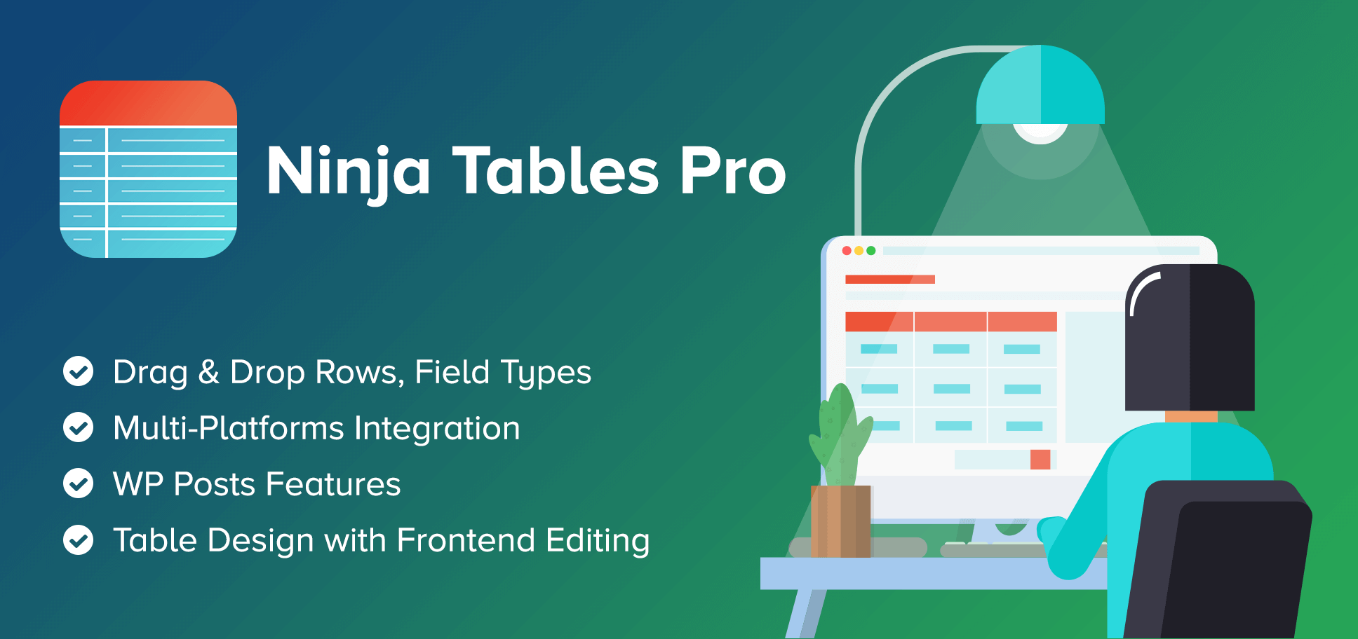 Ninja Tables Pro v4.3.4 Free