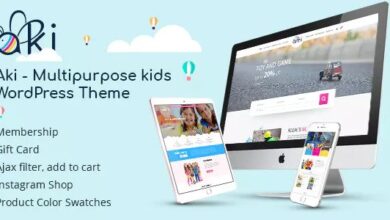 Aki v1.3.5 Nulled – Multipurpose Kids WordPress Theme