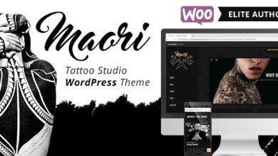 Maori v1.5 Nulled – Tattoo Studio WordPress Theme