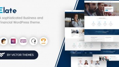 Elate v1.4.3 Nulled – Financial Consulting WordPress Theme