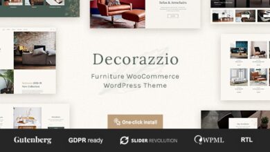 Decorazzio v1.0.7 Nulled – Interior Design and Furniture Store WordPress Theme